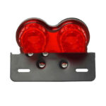Motorcycle Modified LED Tail Light, Brake Light, Turn Signal, Rear Tail Light, Double Head - Image 2
