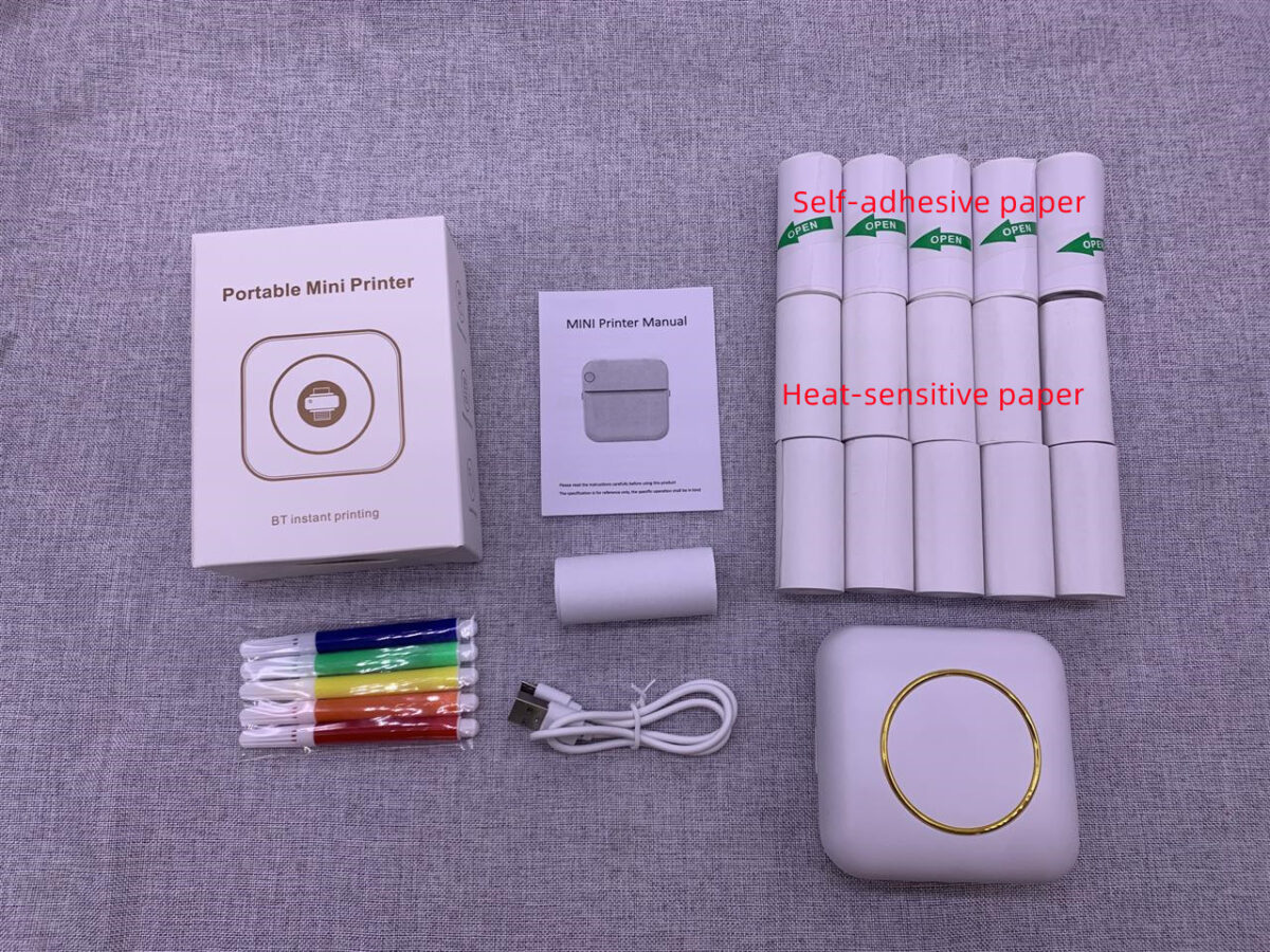 Mini Label Thermal Printer Small Bluetooth Wireless - Image 7