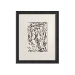Black And White Lines High-end Abstract Paintingfor Hanging Retro Decorative Painting - Image 5