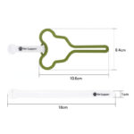 Pet Poop Bag Holder Hands-free Fixed Clip Dog Walking Cleaning Supplies Pet Cat Dog Poop Bag Dispenser Velcro Color Random - Image 2