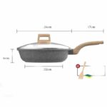 Household White Medical Stone Non-stick Pan - Image 10
