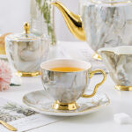 Home Bone China Coffee Cup Set - Image 5