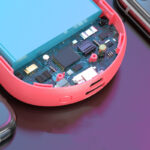 Creative mirror digital display with line mobile power - Image 2