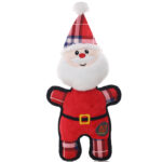 Christmas Teddy Husky Bite-resistant Molar Interactive Pet Sounding Toy - Image 2