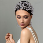 Floral Rhinestone Cutout Hair Accessory - Image 5