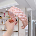 Women's Solid Color Fabric Craft Headband - Image 8