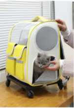 Pet Trolley Bag Cat Bag Large Capacity Portable Breathable Backpack - Image 8