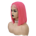 Women's European And American T-shaped Front Lace Bob Head Cover - Image 3