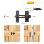 Warehouse Hook Stainless Steel Carbon Steel Sliding Door Lock - Image 8