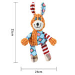 Interactive Dog Toys For Aggressive Chewers Dog Squeaky Toys   Pet Grinding Teeth Plush Toy, Chewing Toy For Dog Interactive Supply Dog Toys Dog Toys For Aggressive Chewers - Image 8