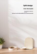 Pet Ceramic Cat Bowl With High Foot And Slanted Mouth For Cervical Protection - Image 7