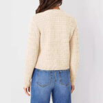 Women's Temperament Crew Neck Knitted Sweater Coat - Image 5