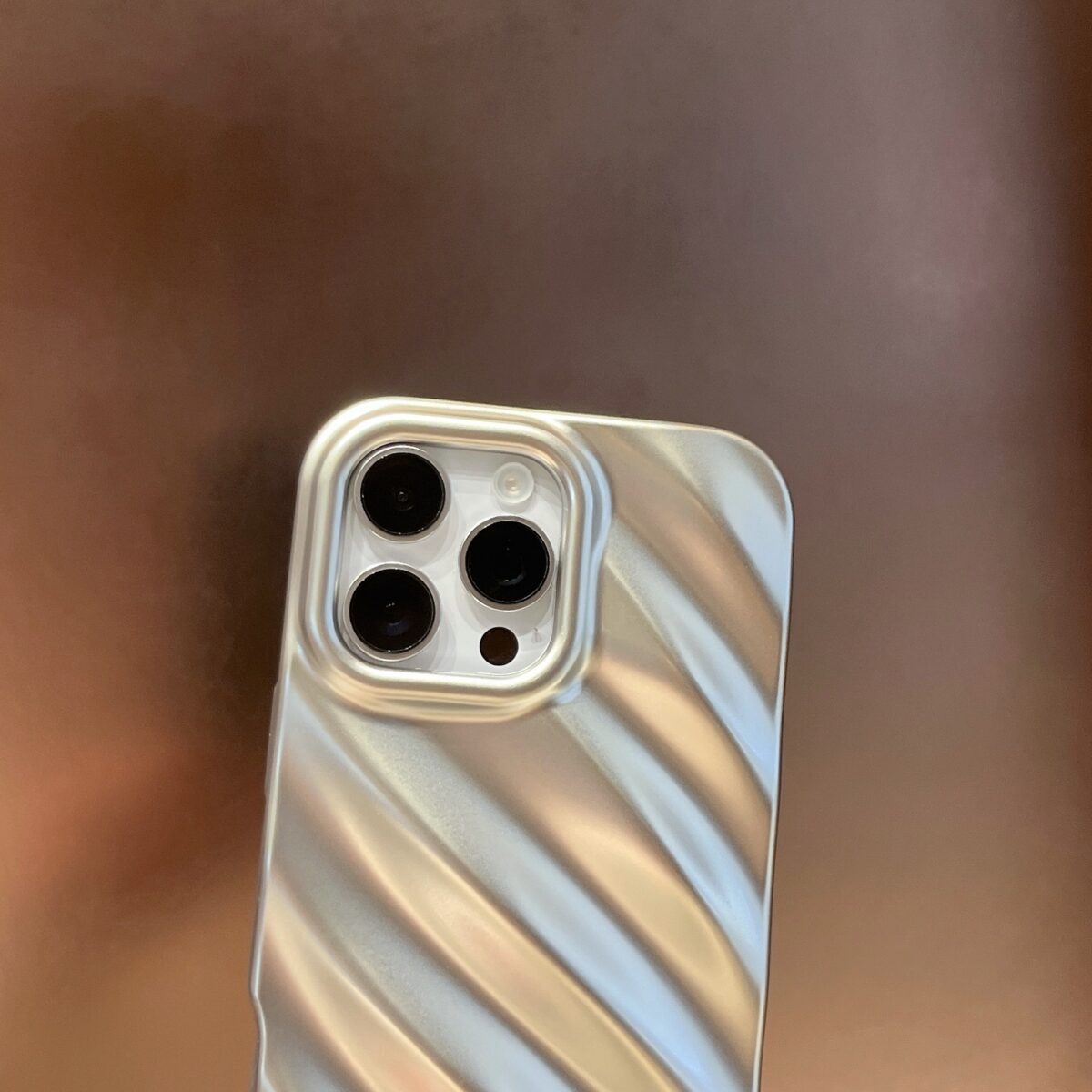 Matte Plating Shell Water Ripple Applicable Mobile Phone Soft Case - Image 3