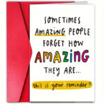 Birthday Greeting Card Funny Greeting Card Funny Text Cartoon Greeting Card - Image 3
