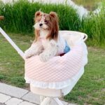 Pet Stroller Anti-dirty Towel Cushion Pillow Pure Cotton Three-piece Set For Cats And Dogs Removable And Washable Pad - Image 2