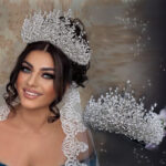 Bridal Headdress Handmade Exquisite Crystal Crown