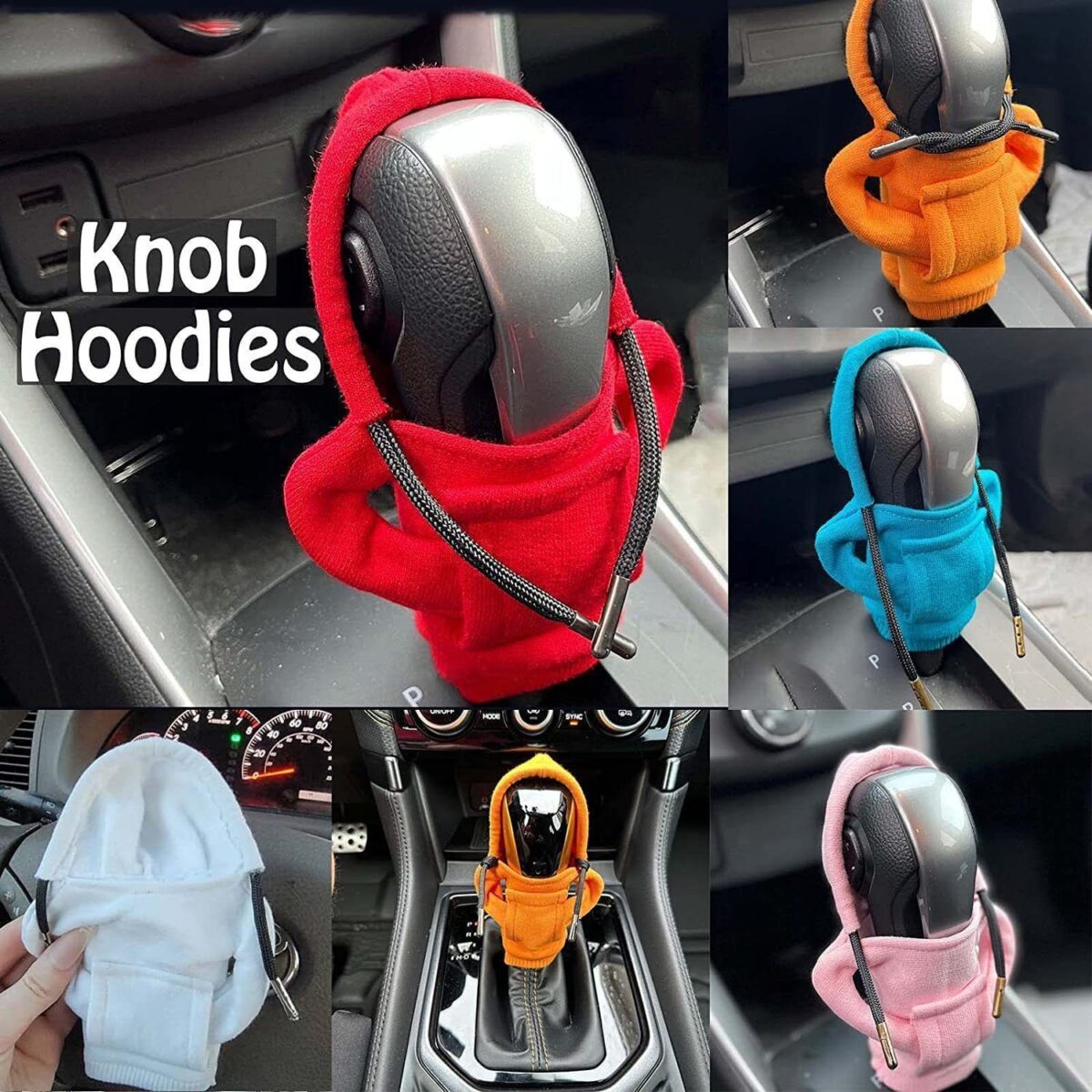 Gear Shift Knob Hoodie Cover Handle Knob Gear Shift Knob Hoodie Cover Manual Or Automatic - Image 9