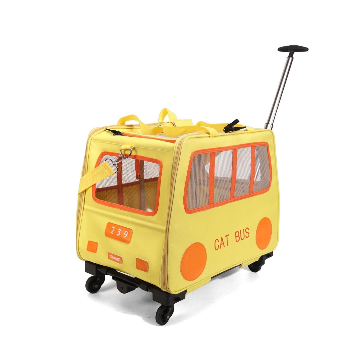 Pet Trolley Luggage Portable Foldable Can Hold Two Fat Cats - Image 7