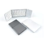 Mini Tri-fold Bluetooth Keyboard Portable Thin Touch - Image 7