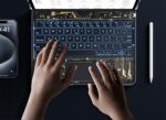 360 Swivel Keyboard Clear Case For IPad Smart Trackpad Bluetooth-compatible Keyboard Case Cover With Pen Slot - Image 8