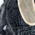 Large Hole Fishnet Artificial Scalp Seamless Hair Piece Wig - Image 3