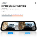 Streaming Media Car Car Dual Lens Smart Touch Rearview Mirror Tachograph - Image 3