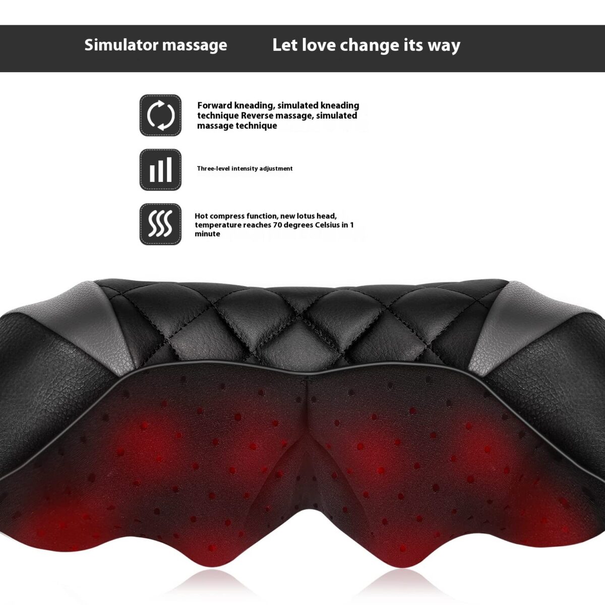 Neck Massager Kneading Hot Compress Multifunctional - Image 4
