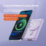 Magnetic Wireless Power Bank With Cable Mobile Power Supply - Image 4
