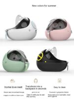 Breathable Egg Shell Cat Nest Pet Transparent Space Capsule Out Portable Backpack - Image 2