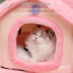 Cute Princess Cat Nest Thickened Puppet Winter Cat Pet Princess Bed - Image 2