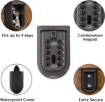 Cross-border Password Key Box Wall-mounted Metal Box Password Box Key Lock Box Outdoor Waterproof Storage Anti-theft Storage Box - Image 9