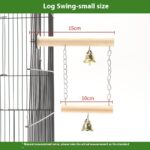Parrot Solid Wood Stand Rod Swing Grinding Claw Toy - Image 8