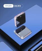 Mini Power Bank Large Capacity Double Face Mirror Thin And Compact - Image 4