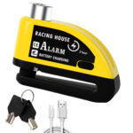 Bicycle Disc Brake Lock Portable Anti-theft Alarm Electric Car Disc Safety Lock Disc - Image 7