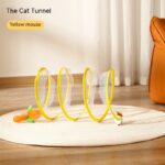 Folded Cat Tunnel S Type Cats Tunnel Spring Toy Mouse Tunnel Cat Outdoor Cat Toys For Kitten Interactive Cat Supplies - Image 7