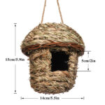 Straw Bird Nest Creative Handmade Finish - Image 5