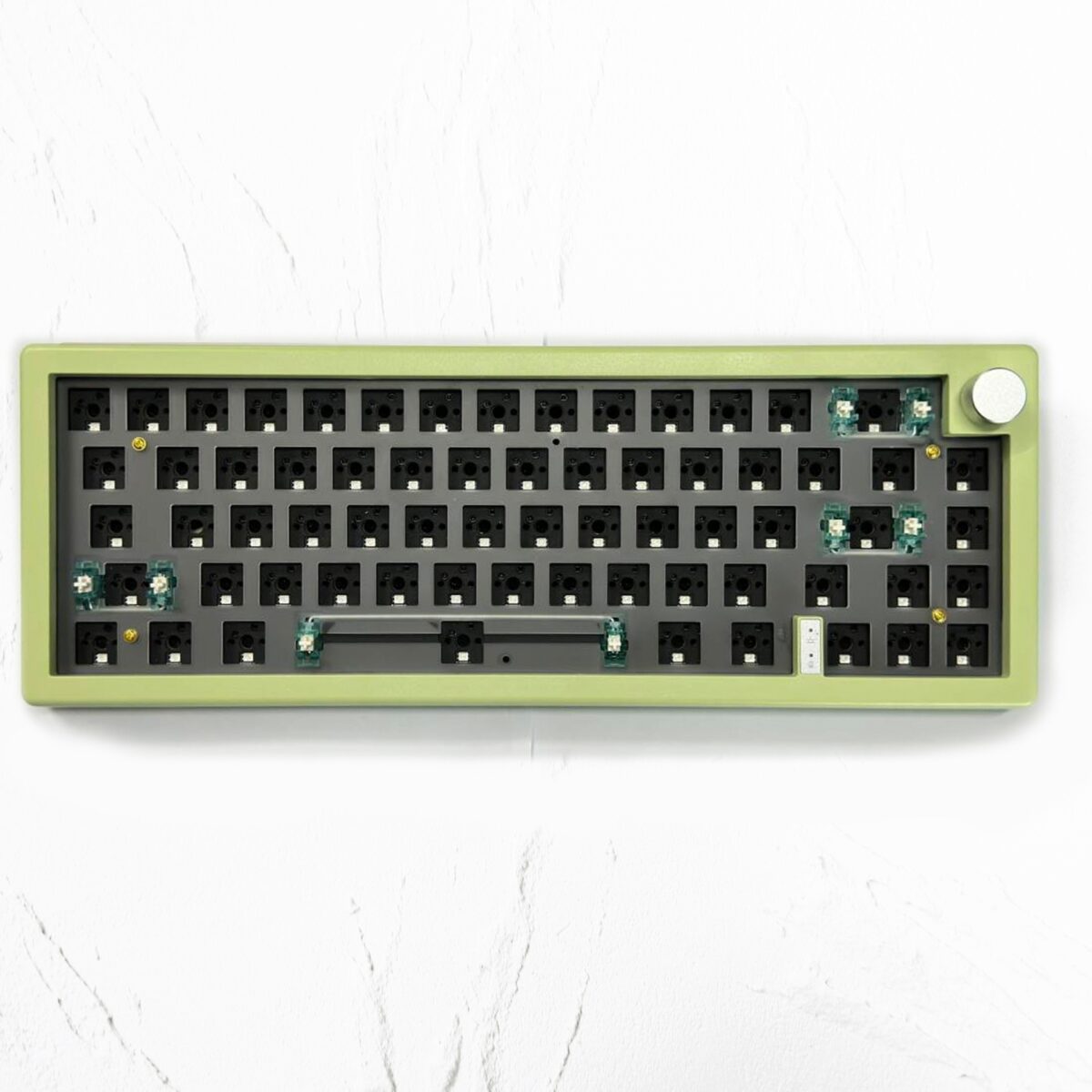 Three-model Customized DIY With Knob Support Hot Plug RGB Backlit Mechanical Keyboard Kit - Image 7