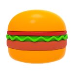 Hamburger Style 5-in-1 Dog Bowl Anti-choke Non-slip Pet Slow Feeding Bowl - Image 6