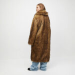 Autumn And Winter Imitation Fur Long Women's Warm Clothing Environmental Protection Wool Coat - Image 4