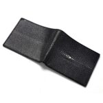 Pearl Fishskin Short Grinding Beads With Cowhide Wallet - Image 7