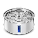 Pet 4L Water Drop Large Capacity With Window Stainless Steel Water Dispenser - Image 6