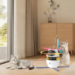 Interactive Cat Toys For Indoor Cats Automatic Kitten Toys Electronic Pet Cat Toys Funny Stick Kitten Self -hi Elastic Rope - Image 2