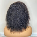 Kinky Curly Short Bob Lace Front Human Hair Wig - Image 5