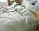 Four-piece Linen Bedding Set With Fitted Sheet And Fitted Sheet - Image 7