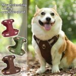 Explosion-proof Reflective Retro Leather Pet Harness - Image 5
