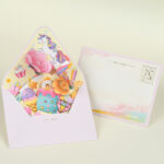 Middle Blossom 3D Blessing Greeting Card Envelope - Image 4