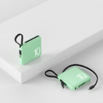Mini Power Bank Large Capacity Small And Ultra-thin With Cable Portable Power Source - Image 5