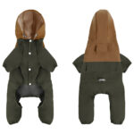 Pet Small And Medium Sized Dog Waterproof And Dustproof Shell Jacket - Image 5