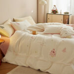 Winter Milk Fiber Four-piece Princess Style - Image 2