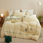 Winter Milk Fiber Four-piece Princess Style - Image 6